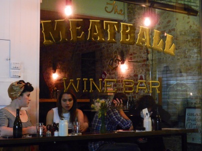 Meatballs Wine Bar in Fliinders Lane